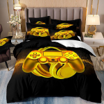 3D-m&auml;ngukontrolleri voodipesukomplekt m&auml;ngija teki- ja padjap&uuml;&uuml;r 2/3 mikrokiudkangast AU240 * 270 t&auml;issuuruses kodukaunistus Baby 100x135cm