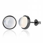 Naised Korea Mood allergiavastane Tamm Must Sweet Plated Mini Lihtne Must Kuuvalgus Mets Looduslik Valge Jade N&otilde;elad K&otilde;rvar&otilde;ngad Naiste K&otilde;rva Ehted Kingitused must