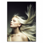 Juuksurisalong Dekoratiivmaaling Juuksurisalong Stiilimine Seinamaaling Plakat Kaasaegne juuksurisalong V&auml;rvimine Juuste Sein Art Decor HD2591 50x70cm no frame