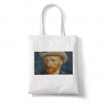 Naiste ostukott Van Goghi graafilised kandekotid Harajuku ostukotid Naiste l&otilde;uendist &otilde;lakott Naljakas, suure mahutavusega naiste kotid 24*26cm