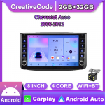 2Din Androidi autostereo raadio Chevrolet Aveo 2006-2012 jaoks koos nupunupuga Multimeedia videopleier GPS-navigatsioonis&uuml;steem Carplay 2+32GB 2+32GB