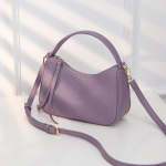 Kootud minimalistlik naiste kott Kaasaskantav &otilde;lakott Moodne ja kaasaskantav Crossbody v&auml;ike kott one size lilla