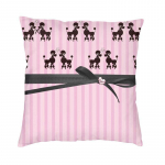 Peeking Koer Puudli padja kate 66x66cm Pol&uuml;ester Lemmiklooma Padjap&uuml;&uuml;r Diivanile Ruudukujuline Padjap&uuml;&uuml;r Kodu Dekoratiivne 30x30cm 12x12in