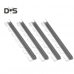 4 tk/komplekt, tugev vardahoidik roostevabast terasest vastupidav BBQ grillimiseks kabobi hoiualus