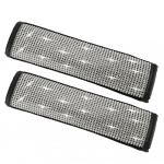 2tk Naiste mikrokiudnahk Blingi kivikiviga Pehme s&auml;delev turvav&ouml;&ouml; kate S&otilde;itmine Kaitsev varrukas Autodekoratsioon Lihtne