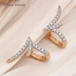 Moes&uuml;mmeetria roosikulla v&auml;rvi kuupmeetri tsirkooniumoksiidist tiibk&otilde;rvar&otilde;ngad naistele pulmaehted k&otilde;rvatropi kingitus