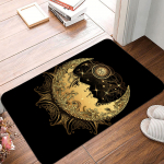 Sulgede p&auml;ikesemustriga sissep&auml;&auml;su uksematt elutoa magamistoa vaip libisemisvastane pehme vannitoamatt 40x60cm