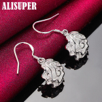 925 h&otilde;bedased roosi&otilde;ielised k&otilde;rvar&otilde;ngad, ehted 2.80*1.30cm