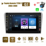 8-tolline Toyota Avensis T250 2 2003-2009 koos nupu nupuga Android autoraadio multimeediumipleier Navigatsioon stereo GPS 2 Din 1+32GB 1+32GB