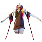 Kuum m&auml;ng Cosplay kost&uuml;&uuml;m Xinyan kost&uuml;&uuml;mid Xin Yan Halloweeni r&otilde;ivakomplekt koos trummi naisega L