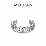 Modian 1PC Rainbow Ear Cuff 925 Sterling Silver Fashion Unikaalne ringikujuline pisike klambriga k&otilde;rvar&otilde;ngad naistele T&uuml;drukutele peened ehtetarvikud K