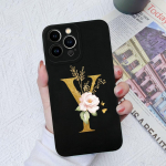 Apple iPhone 13 14 15 Pro Max X XS XR SE telefoni korpuse kate Vedel pehme matt silikoon Mood p&otilde;rutuskindlad lillekirjad iPhone'i korpuse kaitseraua jaoks iPhone X