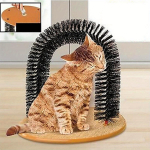 Cat Arch Self Groomer paksude harjastega: Vajalik kasside s&uuml;geluse ja massaaživajaduste korral 34cm(13.39'')