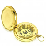 Meressingist Push Open Kompass Maritime Vintage 5,08 cm Taskuline merenduslik dekoratiivne kompass