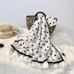 Naiste kevad- ja suvised t&auml;pilised sallid, &uuml;hep&auml;evased puuvillased linasest sallid, tr&uuml;kitud p&auml;ikesekaitser&auml;tikud One Size valge