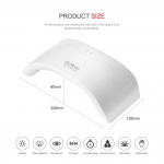 VANREESA k&uuml;&uuml;nekuivati ​​36W geel-lakiga kuivati ​​UV-manik&uuml;&uuml;ri kuivatuslamp LED kodune k&uuml;&uuml;nte kunsti isetegemise t&ouml;&ouml;riistad fototeraapia lamp roosa