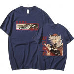 Jaapani anime Demon Slayer Douma Graafilise tr&uuml;kiga T-s&auml;rk Unisex Unisexga Kimetsu No Yaiba Harajuku Suured T-s&auml;rgid T&auml;navar&otilde;ivad M