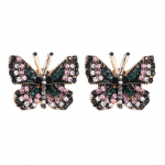 Naiste Rhinestone Butterfly Stud K&otilde;rvar&otilde;ngad Peopidu Ehted Kingitus