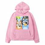 Blueys anime hoodie dressipluus Fliisist pullover S&uuml;gisjope Blueys Koer Briti multikad Pusad y2k sudadera laste riided t&uuml;druk 130