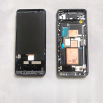Asus ROG 5 5S telefonile 5 ZS673KS aku kaas + kaamera raam objektiiv + kleebise korpus ROG Phone 5s keskmise raami jaoks Middle Frame