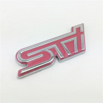 3D suurep&auml;rane, sile ja l&auml;ikiv STI embleemi m&auml;rgikleebis Subaru XV Legacy Forester Impreza STI WRX jaoks