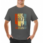 Made in 1973 Limited Edition 50 Years Of Being Awesome T-s&auml;rk kiiresti kuivav s&auml;rk poiste T-s&auml;rgid Meeste T-s&auml;rk S