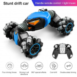 Uus RC-auto 4WD-raadiojuhtimistrikk-auto žestiga induktsioon-v&auml;&auml;natav maastikus&otilde;iduk Kergemuusika-drift-m&auml;nguasi, kiire ronimis-RC-auto Handle remote control 1 battery sinine