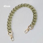 Uus mood naiste k&auml;ekottide aksessuaaride ketid eemaldatav kevadsuvi l&auml;bipaistev kotirihm Crossbody &otilde;laketid k&auml;epideme kett 45CM sinine