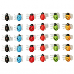 30 tk/kott Orhidee varreklamber Loov tugeva haardega plastist multifunktsionaalne viinapuu taimede tugiklamber aia jaoks