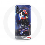 Coque pour Huawei p30 Formule 1 Pierre Gasly Pilote automobile F1 Rouge Bleu