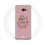 &Uuml;mbris Samsung Galaxy A3 2017 Elite 5. hooaja plakatitegelaste Fanart logo jaoks