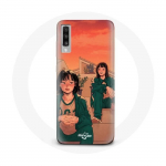 &Uuml;mbris Samsung Galaxy A70 Squid Game Kang Sae Byeok number 067 ja Ji Yeong Number 240 jaoks