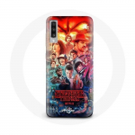 &Uuml;mbris Samsung Galaxy A50 Stranger Things Teaser 4. hooaja plakati tegelased Art