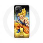 Coque pour Xiaomi Mi 11 Lite Son goku dragon ball corps enerv&eacute;