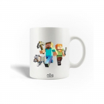 Mug en C&eacute;ramique Minecraft Alex And Steve