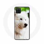 &Uuml;mbris Samsung Galaxy A42 5G samojeedi koerale, valge