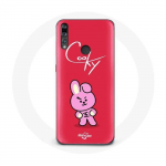 Coque pour Huawei P30 Lite BTS Bangtan Gar&ccedil;ons BT21 Cooky Fond Rouge