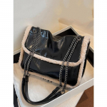 Naiste kotid Fashion Chain Texture Casual Design College Style &otilde;lakott One Size must