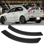 Eesmise poritiiva k&uuml;lgmise tuulutusava katte trimmi kleebis Rattakaitse kaunistus Mitsubishi Lancer EX EVO V3 V5 V6 2008-2015 autotarvikutele gray