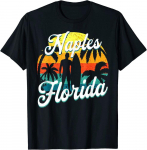 Naples Florida Rannasurfar Suvepuhkus Vintage Unisex T-s&auml;rk S
