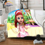 3D koomiksisari Rainbow Ruby Lastetekk Lulu ja karu armas luure seiklus Animatsioon Flanell 30x40in