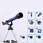 &Uuml;lisuure suurendusega silmade kaitse versioon super-apertuuriga astronoomilisest teleskoobist professionaalse taseme t&auml;hevaatlus HD monokulaar sinine