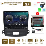 Androidi autoraadio Mitsubishi Outlanderile 2005-2011 koos nupunupuga 10-tolline multimeediumipleier, navigeerimisseade, GPS Carplay 2+32 GB B