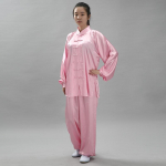 2 tk/komplekt Unisex n&ouml;&ouml;biga plekiga s&auml;rk lahti &uuml;hev&auml;rviline hiina traditsiooniline tai chi &uuml;likond kung fu kandma meeste riideid XL