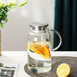 1 tk kaanega klaaskann Kuumakindel, vastupidav veekann Joogikarahvin k&uuml;lmade jookide joogin&otilde;ude jaoks