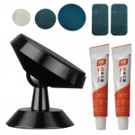 Magnetiline seinakinnitusklamber Elektroonilise seadme instrumendihoidik 360 kraadi reguleeritav metalliga must