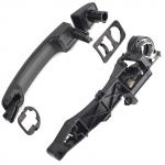 6 tk vasakpoolse eesmise ukse k&auml;epideme ja uksehoidja asendamine Renault Master 3 Vauxhall Movano Nissan NV400 10-16 806068194R 806065415R jaoks must