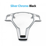 Auto rooli raami trimmikate Mercedes Benz AMG Style ABCE GLK GLA CLA CLS klass W176 W246 W204 W212 W156 W117 jaoks Silver-Black