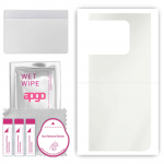 apgo MATTE Protective Skin Sticker for the back compatible with OnePlus 10T, Wrap Film, Hydrogel Film, Flexible, Soft TPU with positioning layer easy