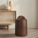 Vannitoa pr&uuml;gikasti pr&uuml;gikonteiner p&ouml;&ouml;rdekaanega, puidus&uuml;&uuml; imitatsiooniga eemaldatav sisemine majapidamine 250mmx310mm